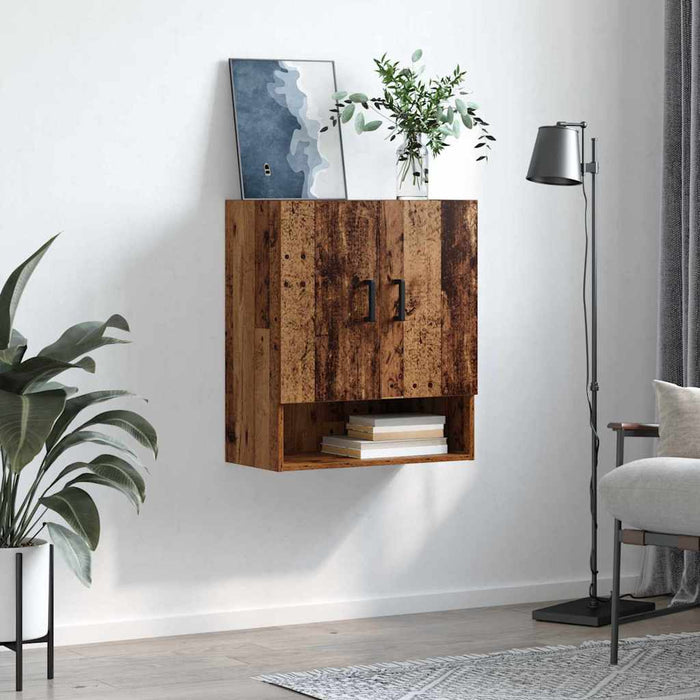 Dulap de perete Lemn vechi 60 x 31 x 70 cm Lemn compozit - WALTI WALTI