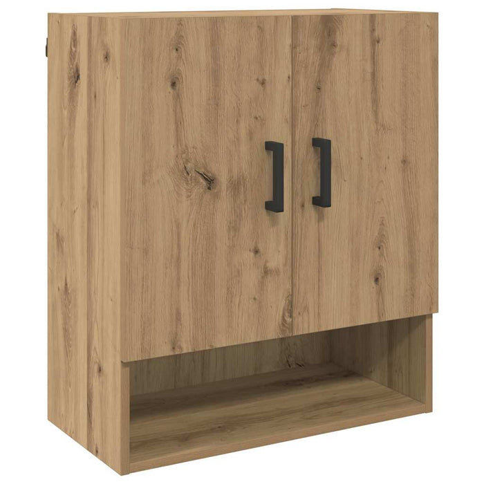 Dulap de perete stejar artizanal 60 x 31 x 70 cm Lemn compozit - WALTI WALTI