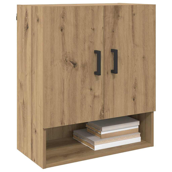 Dulap de perete stejar artizanal 60 x 31 x 70 cm Lemn compozit - WALTI WALTI