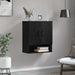 Dulap montat pe perete Pe perete Stejar Negru 60 x 31 x 70 cm - WALTI WALTI