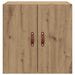 Dulap de perete stejar artizanal 60 x 31 x 60 cm Lemn compozit - WALTI WALTI