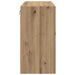 Dulap de perete stejar artizanal 60 x 31 x 60 cm Lemn compozit - WALTI WALTI