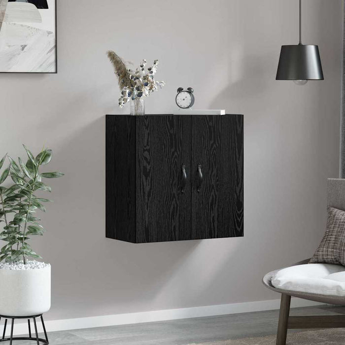 Dulap montat pe perete Pe perete Stejar Negru 60 x 31 x 60 cm - WALTI WALTI