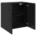 Dulap montat pe perete Pe perete Stejar Negru 60 x 31 x 60 cm - WALTI WALTI