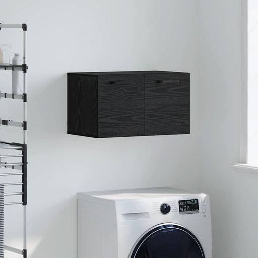 Dulap montat pe perete Pe perete Stejar Negru 60 x 36,5 x 35 cm - WALTI WALTI