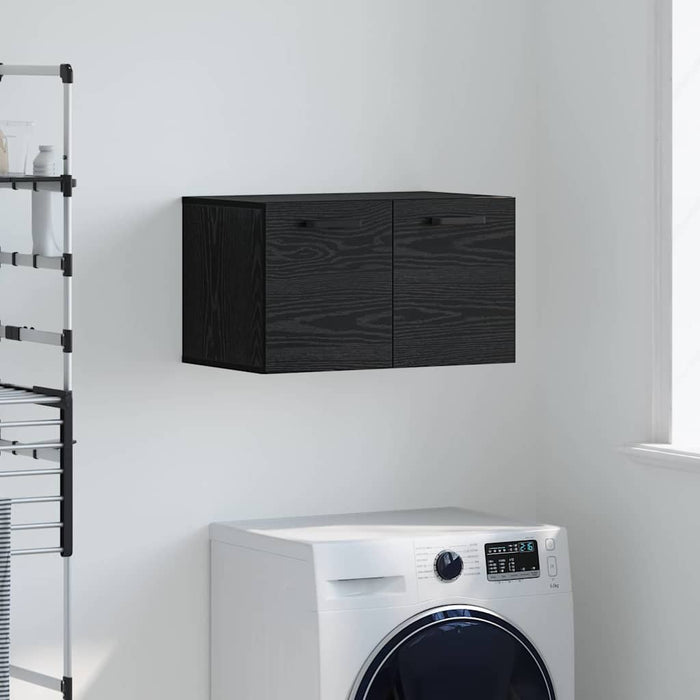 Dulap montat pe perete Pe perete Stejar Negru 60 x 36,5 x 35 cm - WALTI WALTI