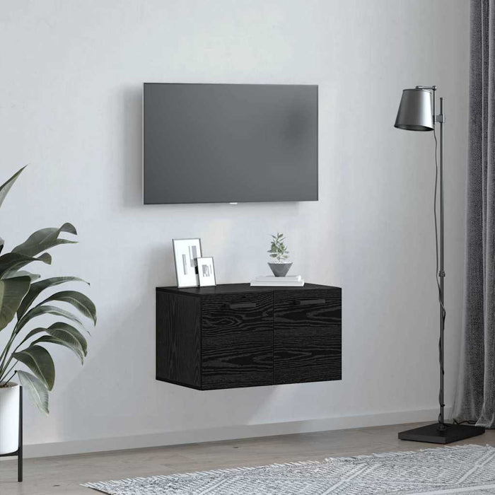 Dulap montat pe perete Pe perete Stejar Negru 60 x 36,5 x 35 cm - WALTI WALTI