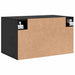 Dulap montat pe perete Pe perete Stejar Negru 60 x 36,5 x 35 cm - WALTI WALTI