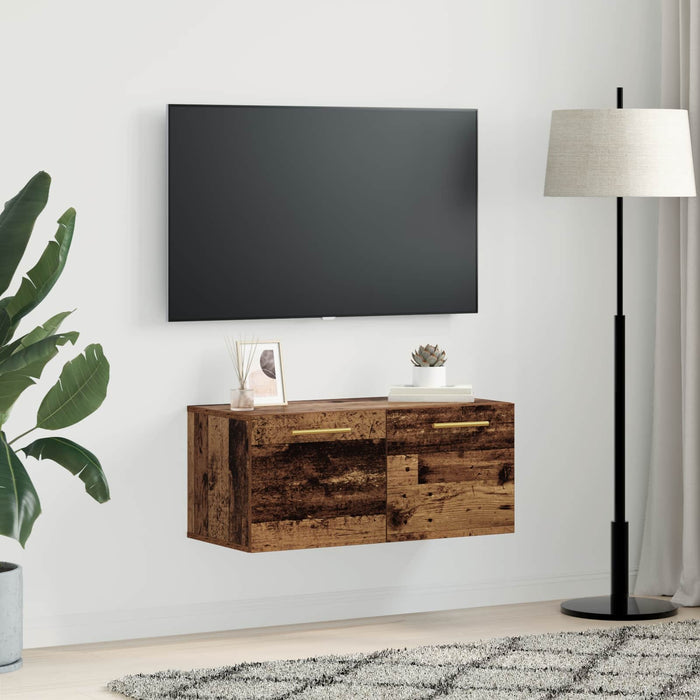Dulap de perete Lemn vechi 80 x 36.5 x 35 cm Lemn compozit - WALTI WALTI