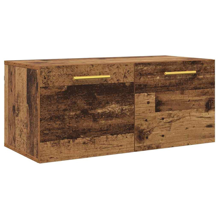 Dulap de perete Lemn vechi 80 x 36.5 x 35 cm Lemn compozit - WALTI WALTI