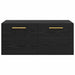 Dulap de perete Stejar negru 80 x 36.5 x 35 cm Lemn compozit - WALTI WALTI