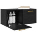 Dulap de perete Stejar negru 80 x 36.5 x 35 cm Lemn compozit - WALTI WALTI