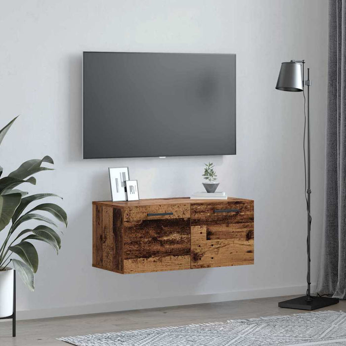 Dulap de perete Lemn vechi 80 x 36.5 x 35 cm Lemn compozit - WALTI WALTI