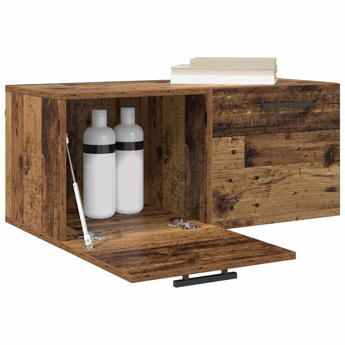 Dulap de perete Lemn vechi 80 x 36.5 x 35 cm Lemn compozit - WALTI WALTI