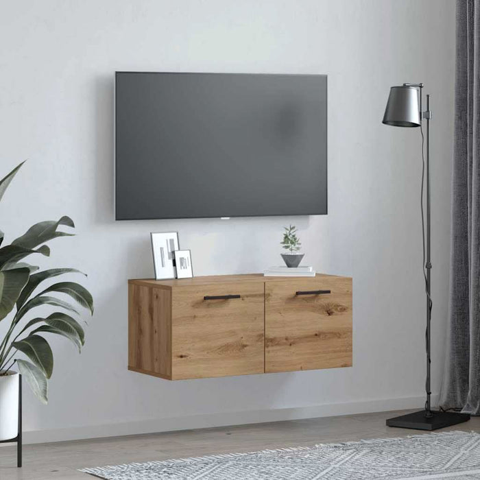 Dulap de perete Pe perete stejar artizanal 80 x 36.5 x 35 cm - WALTI WALTI