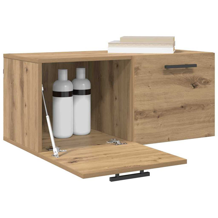Dulap de perete Pe perete stejar artizanal 80 x 36.5 x 35 cm - WALTI WALTI