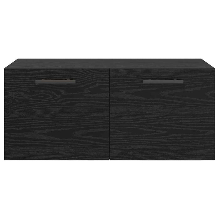 Dulap de perete Stejar negru 80 x 36.5 x 35 cm Lemn compozit - WALTI WALTI