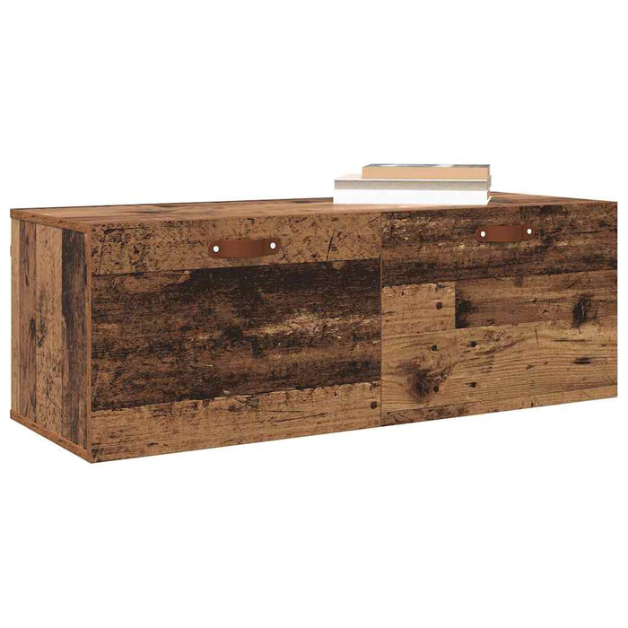 Dulap montat pe perete Pe perete Lemn vechi 100 x 36,5 x 35 cm - WALTI WALTI