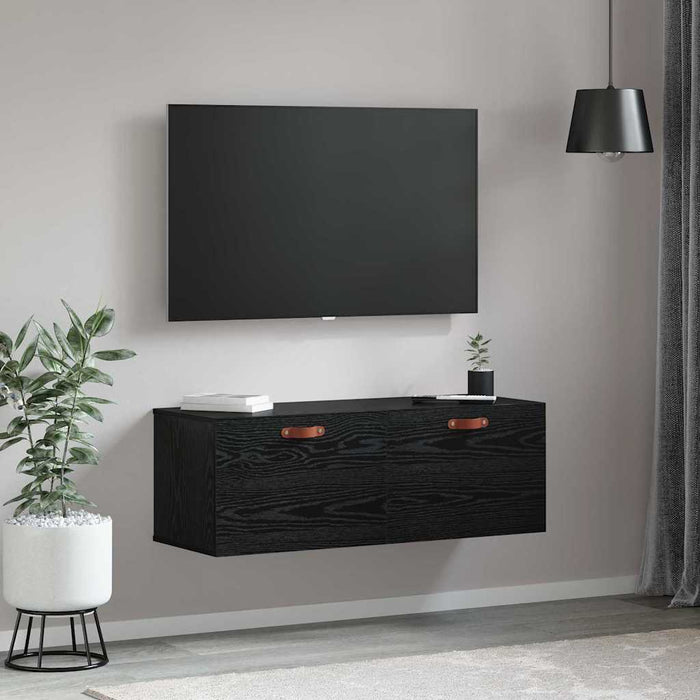 Dulap montat pe perete Stejar Negru 100 x 36,5 x 35 cm - WALTI WALTI