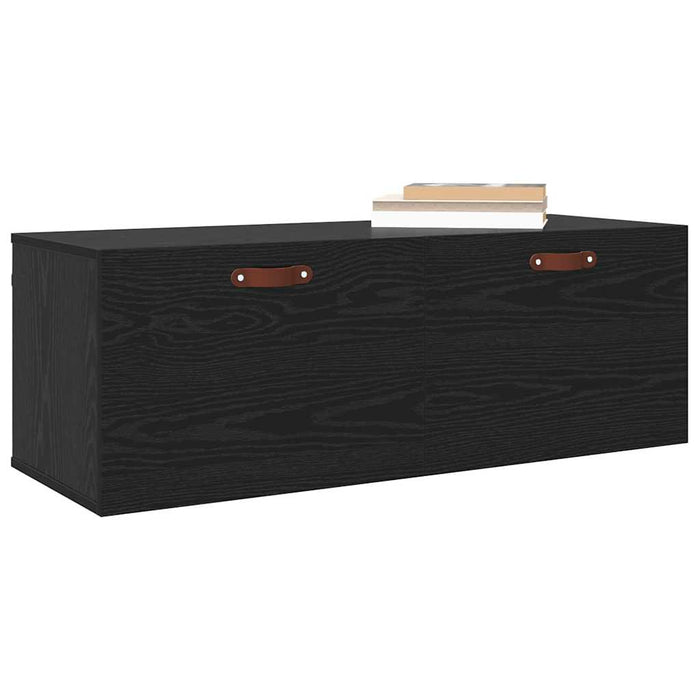 Dulap montat pe perete Stejar Negru 100 x 36,5 x 35 cm - WALTI WALTI