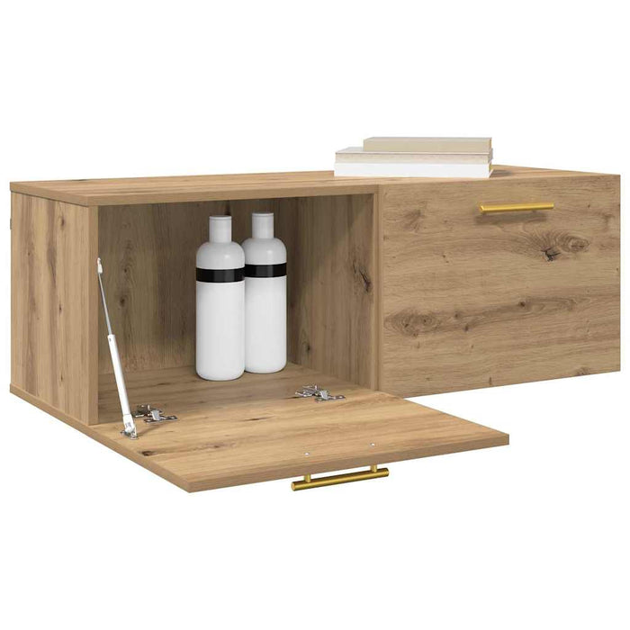 Dulap de perete Pe perete stejar artizanal 100 x 36.5 x 35 cm - WALTI WALTI