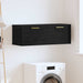 Dulap de perete Stejar negru 100 x 36.5 x 35 cm Lemn compozit - WALTI WALTI