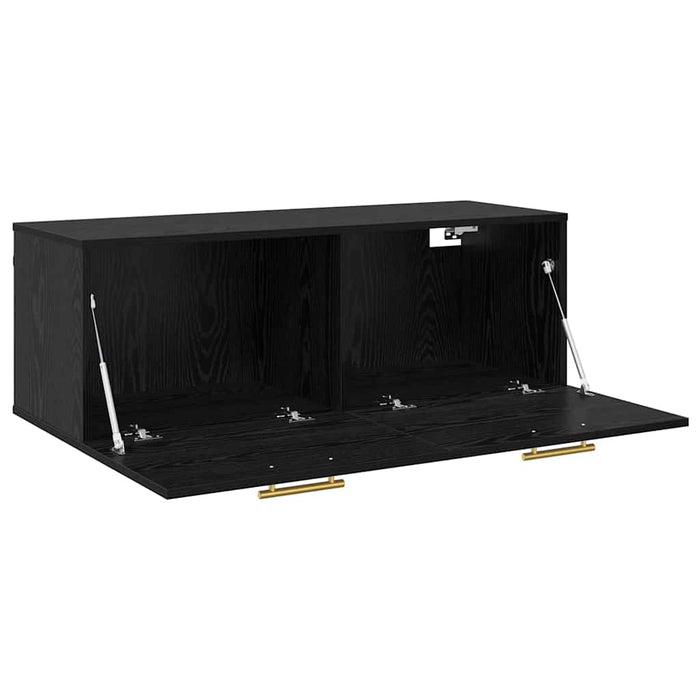 Dulap de perete Stejar negru 100 x 36.5 x 35 cm Lemn compozit - WALTI WALTI