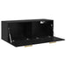 Dulap de perete Stejar negru 100 x 36.5 x 35 cm Lemn compozit - WALTI WALTI
