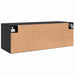 Dulap de perete Stejar negru 100 x 36.5 x 35 cm Lemn compozit - WALTI WALTI