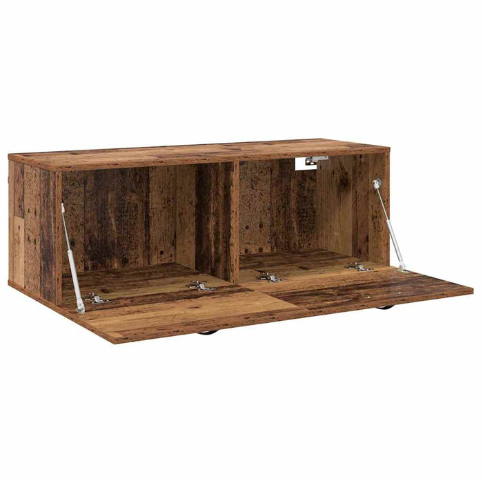 Dulap montat pe perete Pe perete Lemn vechi 100 x 36,5 x 35 cm - WALTI WALTI
