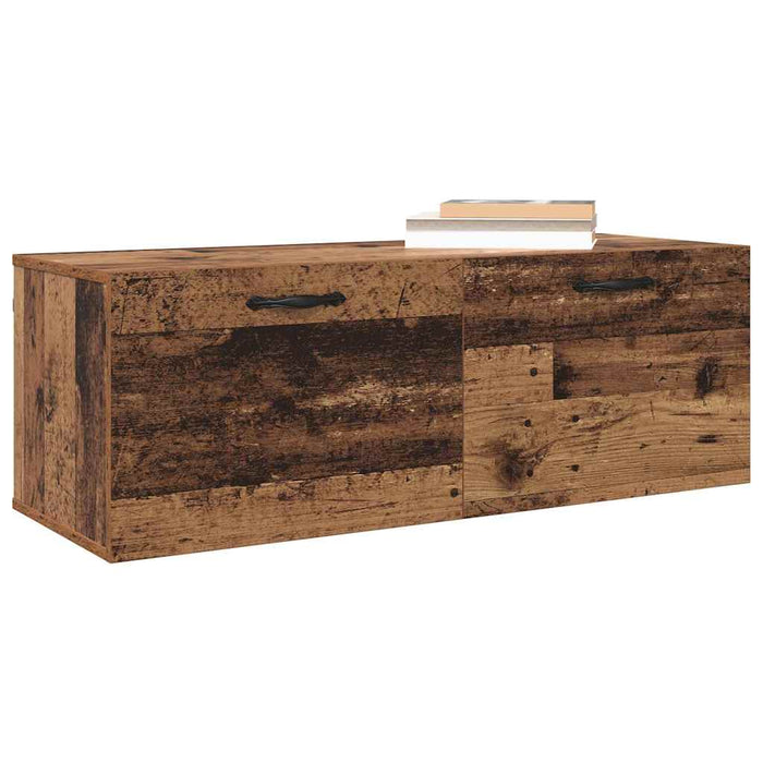 Dulap montat pe perete Pe perete Lemn vechi 100 x 36,5 x 35 cm - WALTI WALTI