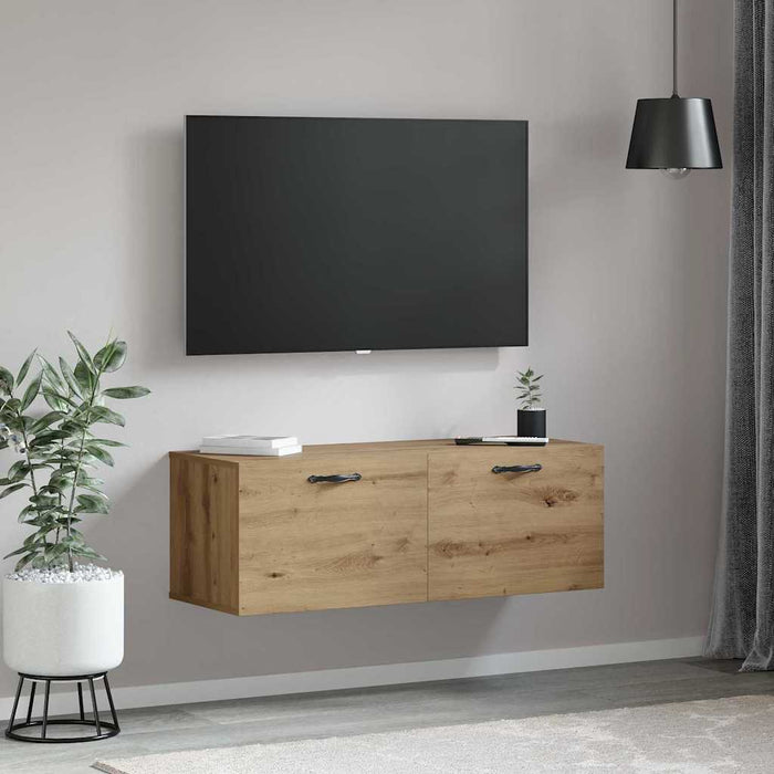 Dulap montat pe perete Stejar Artizanal 100 x 36,5 x 35 cm - WALTI WALTI