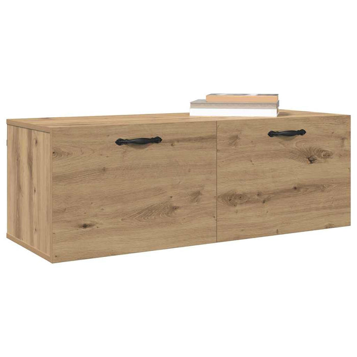 Dulap montat pe perete Stejar Artizanal 100 x 36,5 x 35 cm - WALTI WALTI