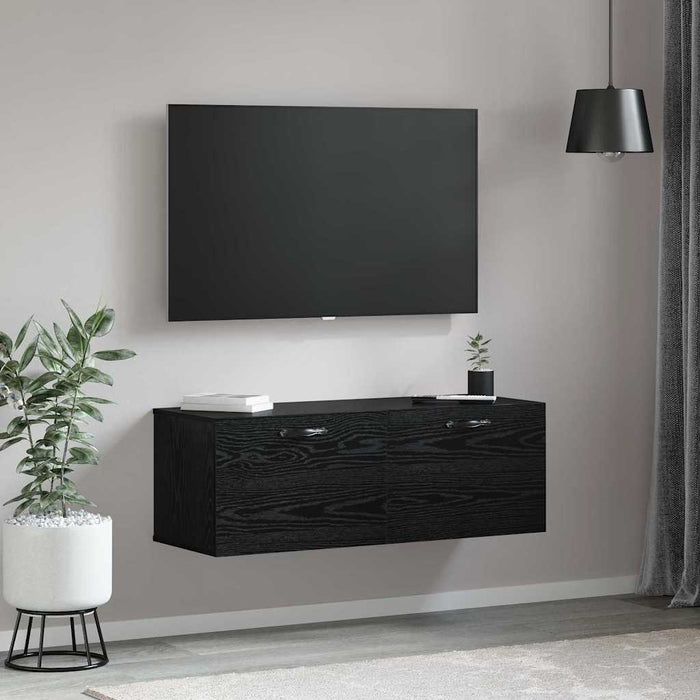 Dulap montat pe perete Stejar Negru 100 x 36,5 x 35 cm - WALTI WALTI