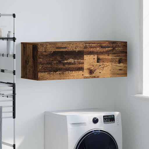 Dulap montat pe perete Pe perete Lemn vechi 100 x 36,5 x 35 cm - WALTI WALTI