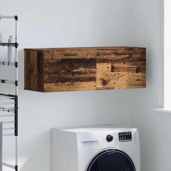 Dulap montat pe perete Pe perete Lemn vechi 100 x 36,5 x 35 cm - WALTI WALTI