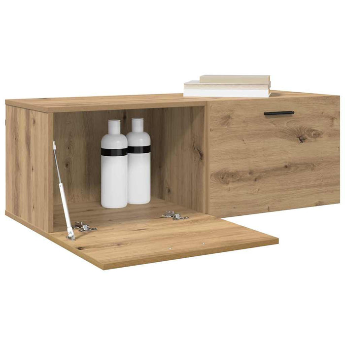 Dulap montat pe perete Stejar Artizanal 100 x 36,5 x 35 cm - WALTI WALTI