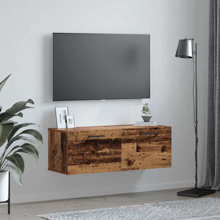 Dulap de perete Lemn vechi 100 x 36.5 x 35 cm Lemn compozit - WALTI WALTI