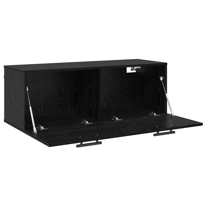 Dulap de perete Stejar negru 100 x 36.5 x 35 cm Lemn compozit - WALTI WALTI