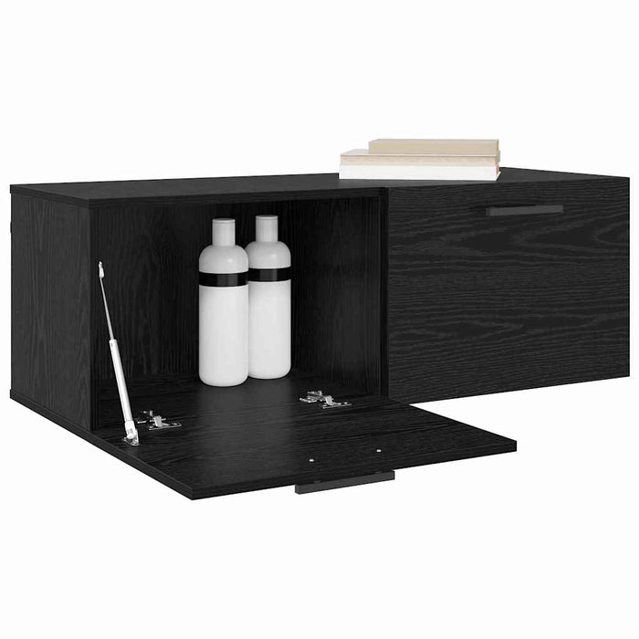 Dulap de perete Stejar negru 100 x 36.5 x 35 cm Lemn compozit - WALTI WALTI