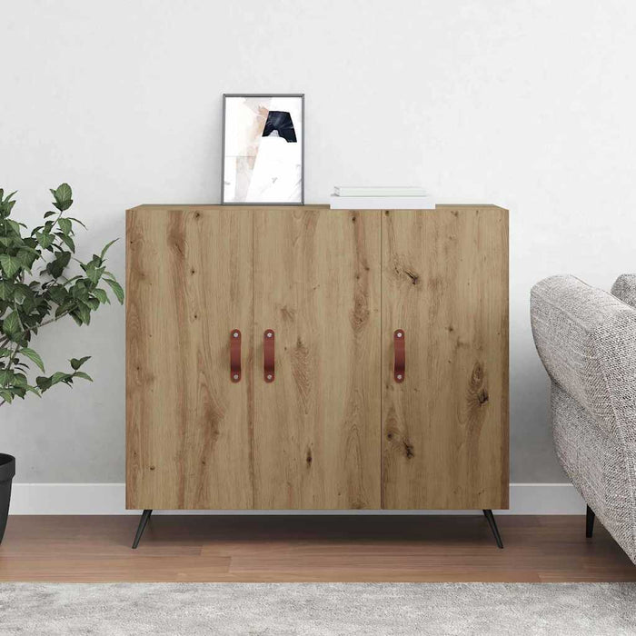 Bufet Stejar Artizanal 89,5 x 34 x 80 cm Lemn compozit - WALTI WALTI