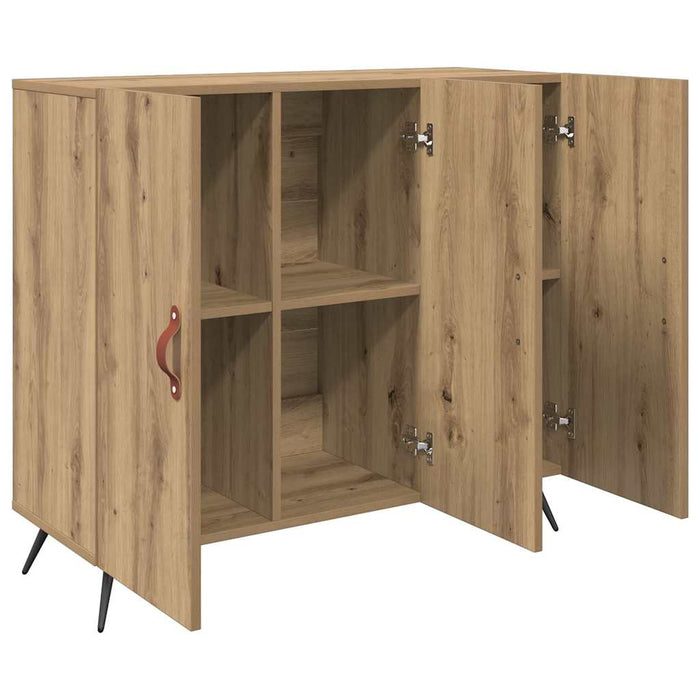 Bufet Stejar Artizanal 89,5 x 34 x 80 cm Lemn compozit - WALTI WALTI