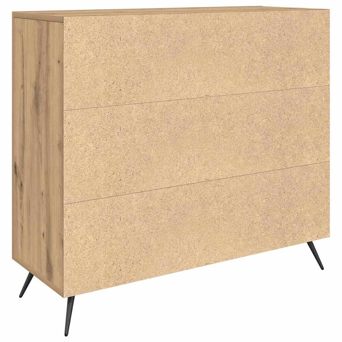 Bufet Stejar Artizanal 89,5 x 34 x 80 cm Lemn compozit - WALTI WALTI