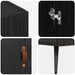 Bufet Stejar Negru 89,5 x 34 x 80 cm Lemn compozit - WALTI WALTI