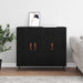 Bufet Stejar Negru 89,5 x 34 x 80 cm Lemn compozit - WALTI WALTI