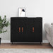 Bufet Stejar Negru 89,5 x 34 x 80 cm Lemn compozit - WALTI WALTI