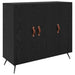 Bufet Stejar Negru 89,5 x 34 x 80 cm Lemn compozit - WALTI WALTI