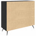Bufet Stejar Negru 89,5 x 34 x 80 cm Lemn compozit - WALTI WALTI