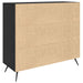 Bufet Stejar Negru 89,5 x 34 x 80 cm Lemn compozit - WALTI WALTI