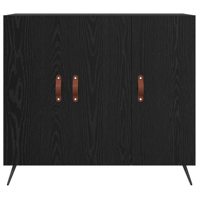 Bufet Stejar Negru 89,5 x 34 x 80 cm Lemn compozit - WALTI WALTI